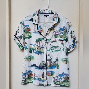 Katie Kime 2pc Hollywood PJ Set.  Size Large